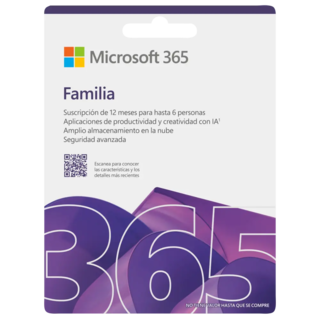 MICROSOFT 365 FAMILIA 12 MESES PARA 6 PERSONAS