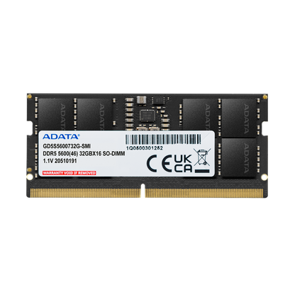 MEMORIA RAM PARA LAPTOP 32GB 5600 DDR5 GOLD