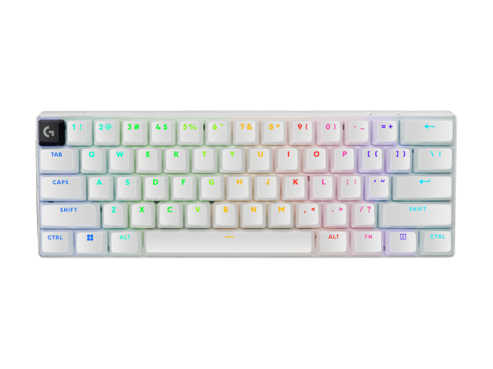 TECLADO PRO X 60 LIGHTSPEED GX OPTICAL TACTILE BLANCO