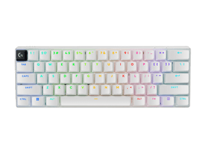 TECLADO PRO X 60 LIGHTSPEED GX OPTICAL TACTILE BLANCO