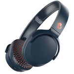 AUDIFONOS ON-EAR RIFF WIRELESS AZUL OSCURO Y NARANJA