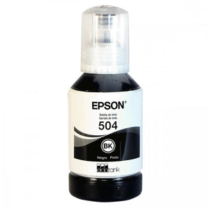 BOTELLA DE TINTA T504 NEGRA 127ML PARA L4150, L4160, L4260