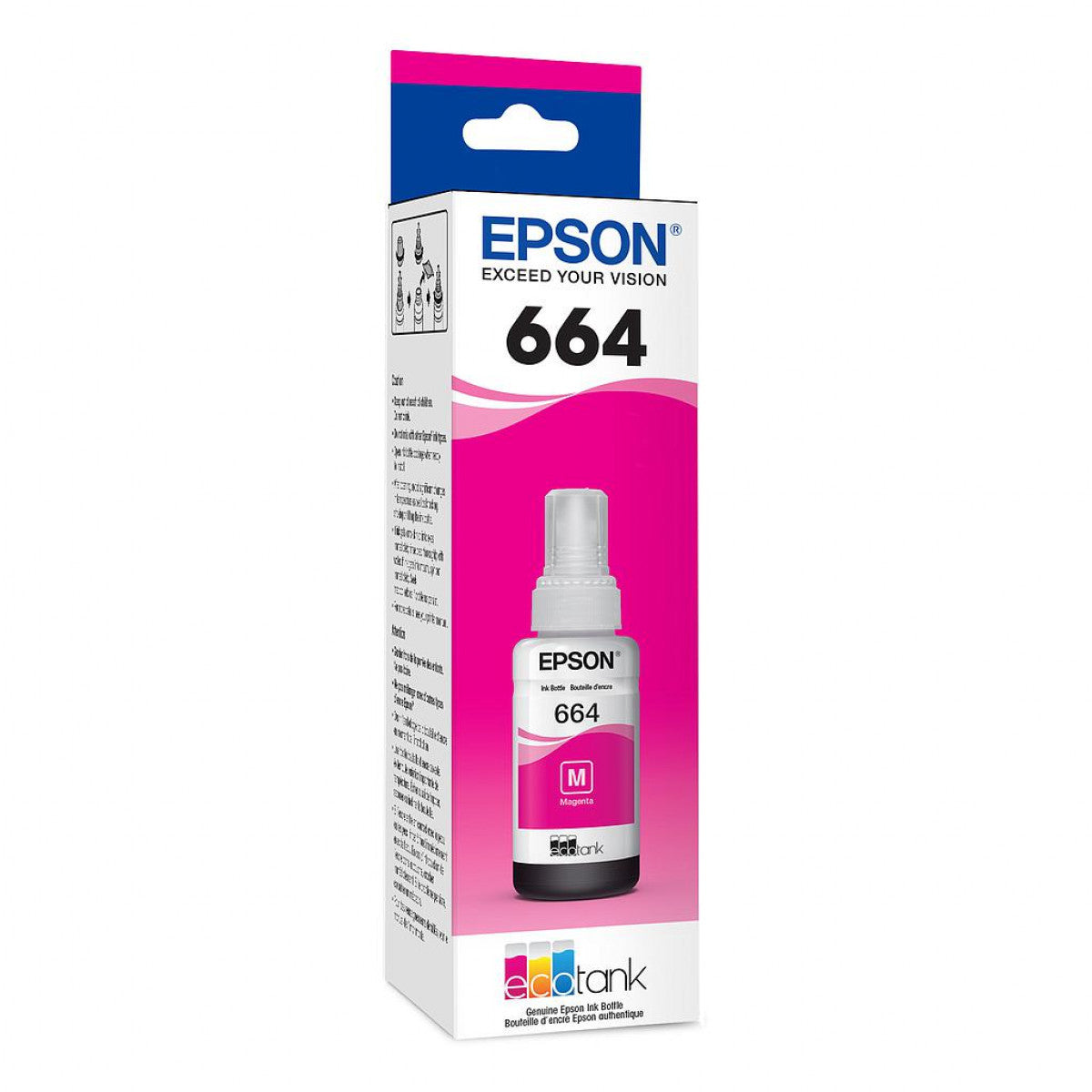 BOTELLA DE TINTA T664 MAGENTA 70ML PARA L121, L200