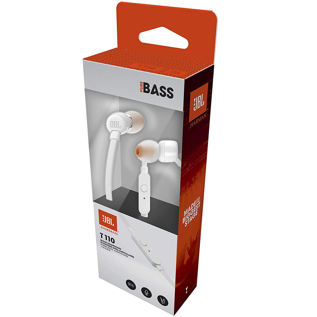 AUDIFONOS IN-EAR TUNE 110 BLANCO