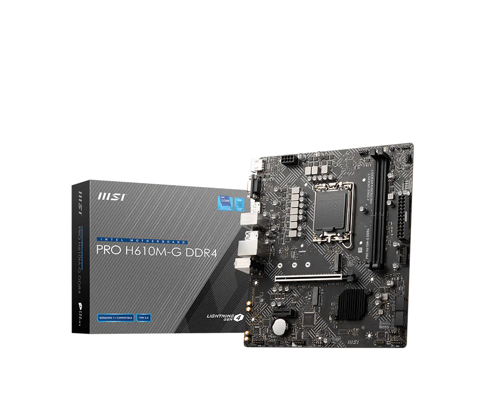 MOTHERBOARD PRO H610M-G LIGHTNING GEN 4 DDR5