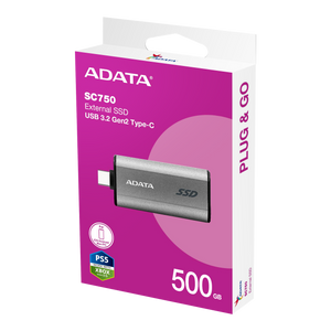 DISCO DURO EXTERNO SC750 SSD USB 3.2 500GB