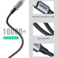 CABLE US316 USB-C TRENZADO 2M 70429 NEGRO