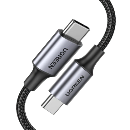 CABLE US316 USB-C TRENZADO 2M 70429 NEGRO