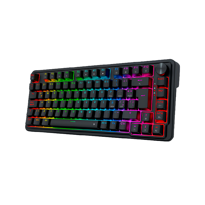 TECLADO UCAL MAGNETIC WIRED NEGRO