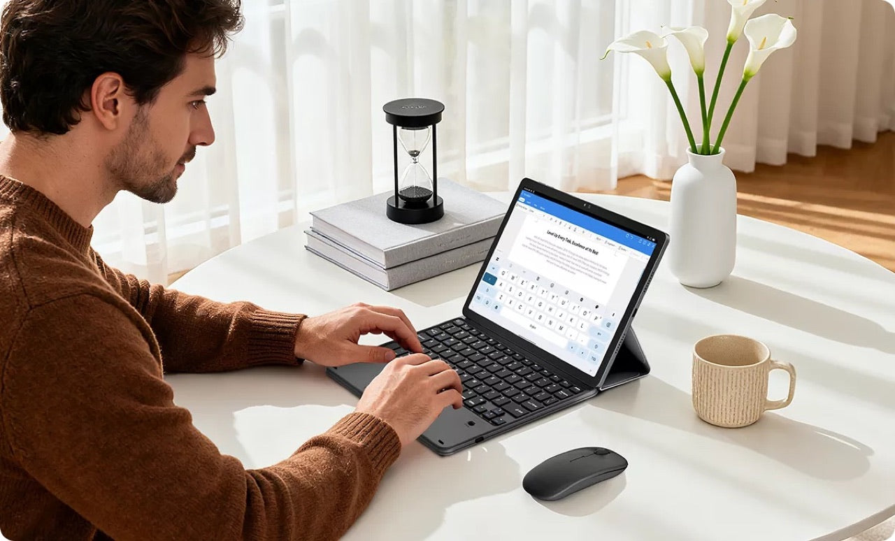 Soporte para teclado y ratón inalámbricos
