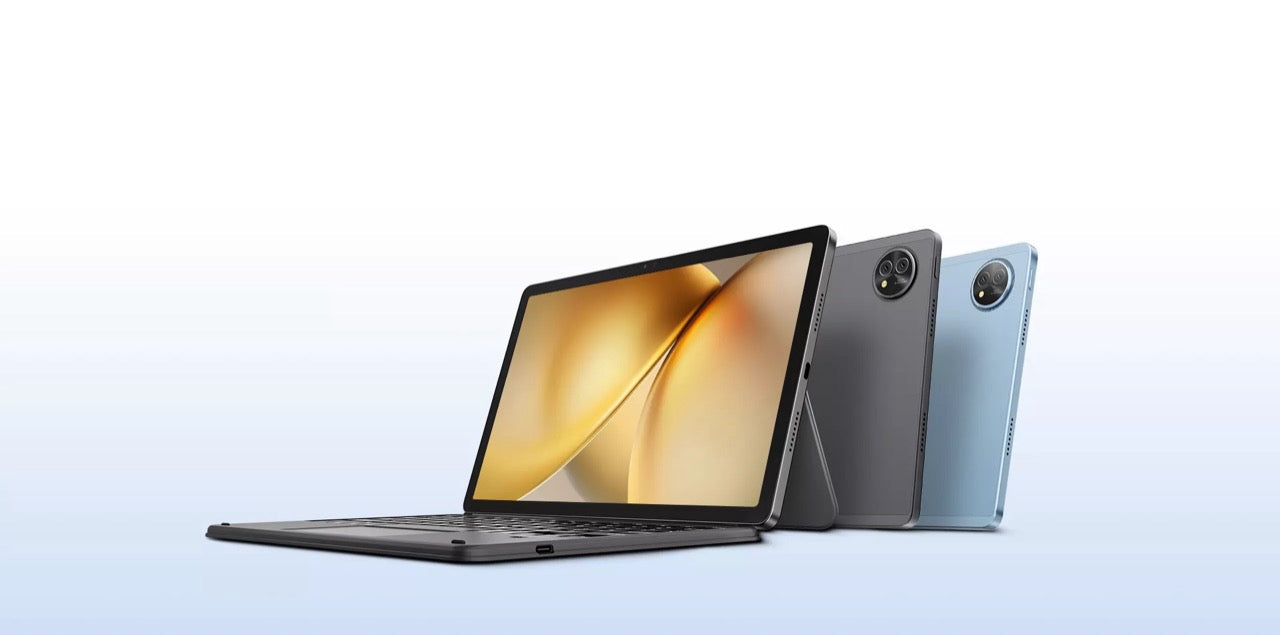 Blackview ZENO 10 con teclado, en gris y azul